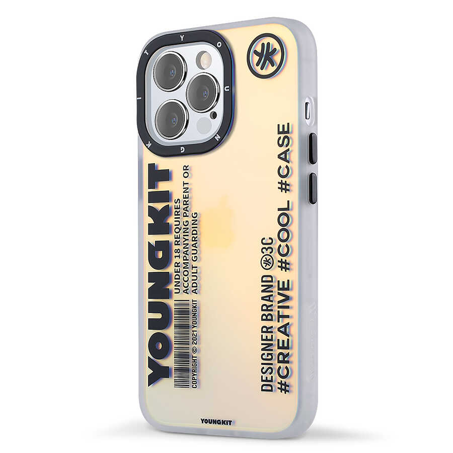 YoungKit Fashion Culture Time Serisi iPhone 13 Pro Telefon Kılıfı - 2 YoungKit Fashion Culture Time Serisi iPhone 13 Pro Telefon Kılıfı - 2